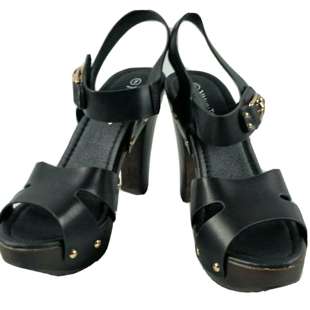 Nature Breeze Women's Black Slingback